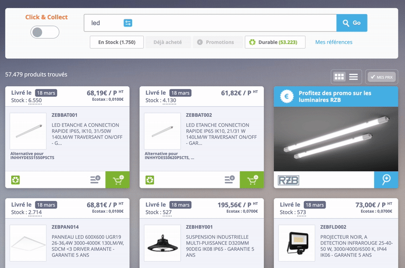 Recherchez encore plus facilement vos produits sur Netstore !