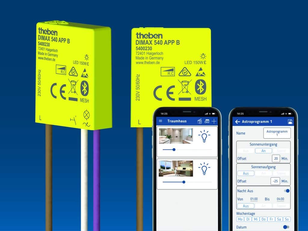 THEBEN: Dimmer DIMAX 540 APP B van Theben